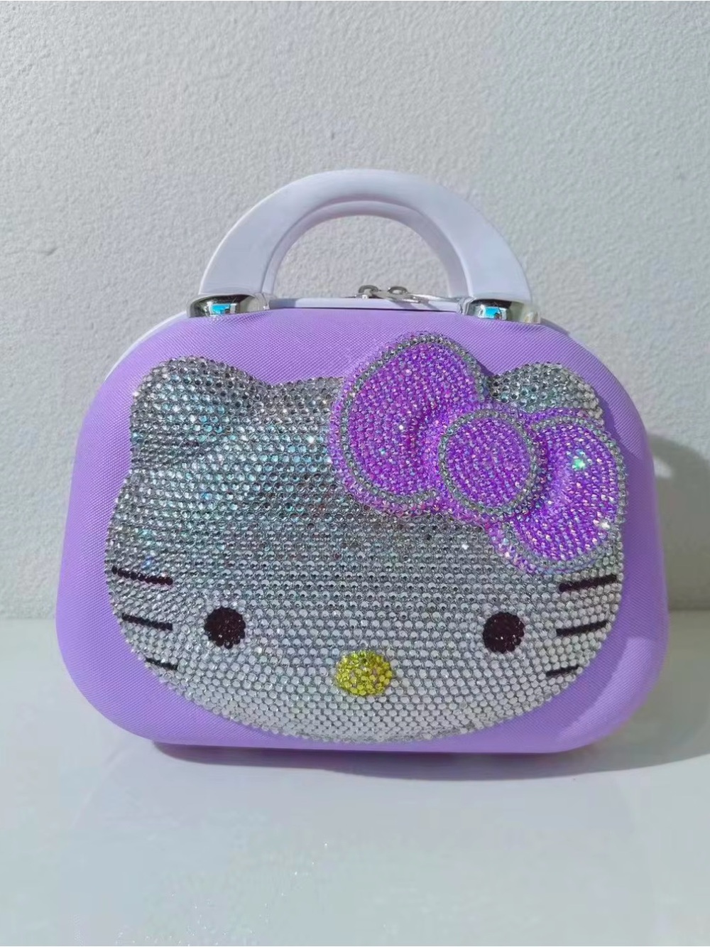 Hello Kitty Purple Crystal Accent Mini Bag